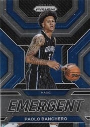 2022-23 Panini Prizm Emergent Paolo Banchero #25 card