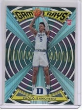 2022 Panini Chronicles Draft Picks Gamma Rays Paolo Banchero #ZG-PAO card