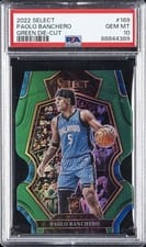 2022 Panini Select Paolo Banchero Green Die Cut #169 card