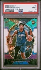2022 Panini Select Paolo Banchero Green #72 card