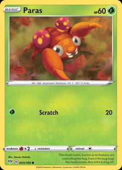 Darkness Ablaze Paras #3 card