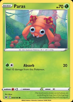 Lost Origin Paras #4 card