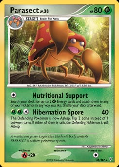 Supreme Victors Parasect #38 card