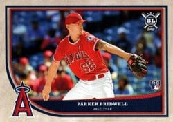 2018 Topps Big League Base Set Parker Bridwell #247 card