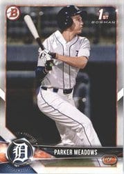 2018 Bowman Draft Base Set Parker Meadows #BD-28 card