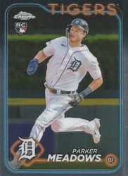 2024 Topps Chrome Base Set Parker Meadows #271 card