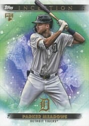 2024 Topps Inception Base Set Parker Meadows #62 card