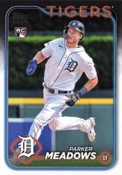 2024 Topps Japan Edition Base Set Parker Meadows #2 card