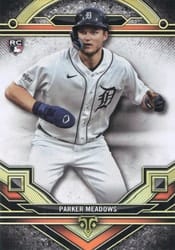 2024 Topps Triple Threads Base Set Parker Meadows #159 card