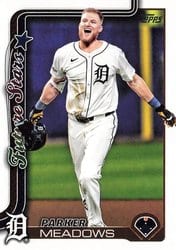 2025 Topps Base Set Parker Meadows #576 card