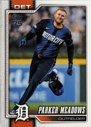 2026 Topps Base Set Parker Meadows #404 card