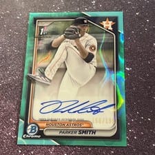 2024 Bowman Draft Chrome Prospect Autographs Parker Smith #CPA-PSM card