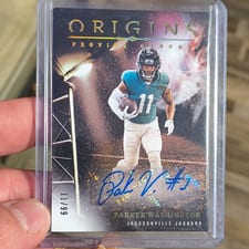 2024 Panini Origins Proving Ground Signatures Parker Washington #PGS-PWA card