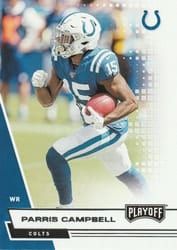 2020 Panini Playoff Base Set Parris Campbell #58 card