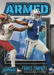 2022 Panini Playbook Armed Parris Campbell #A-9 card