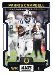 2023 Score Base Set Parris Campbell #15 card