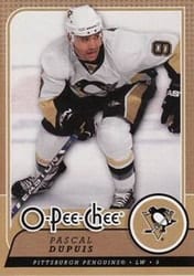 2008-09 O-Pee-Chee Base Set Pascal Dupuis #3 card