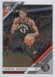2019-20 Donruss Optic Base Set Pascal Siakam #19 card