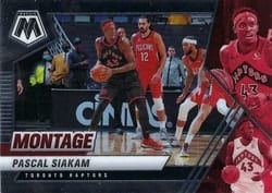 2020-21 Panini Mosaic Montage Pascal Siakam #8 card