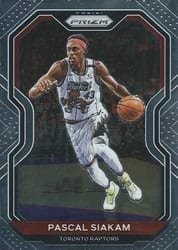 2020-21 Panini Prizm Base Set Pascal Siakam #134 card
