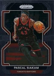 2021-22 Panini Prizm Base Set Pascal Siakam #174 card