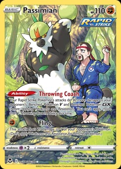 Silver Tempest Trainer Gallery Passimian #TG08 card