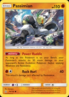 Ultra Prism Passimian #70 card