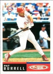 2002 Topps Total Base Set Pat Burrell #59 card