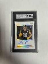 2021 Panini Flawless Rookie Shadow Signatures Pat Freiermuth #RSS-PFR card
