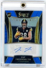 2021 Panini Select Signatures Select Pat Freiermuth #SSP-PFR card
