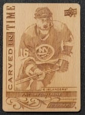 2024-25 Upper Deck Engrained Icons Carved in Time Pat LaFontaine #CT-PL card