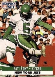 1991 Pro Set Base Set Pat Leahy #607 card