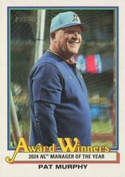 2025 Topps Heritage Award Winners Pat Murphy #AW-8 card