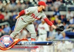 2018 Topps Base Set Pat Neshek #407 card