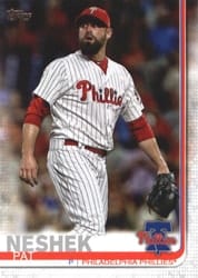 2019 Topps Base Set Pat Neshek #668 card