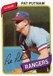 1980 Topps Base Set Pat Putnam #22 card