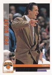 1992-93 Hoops Base Set Pat Riley #256 card