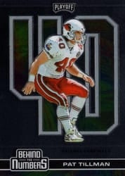 2020 Panini Playoff Behind the Numbers Pat Tillman #BTN-3 card