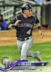 2018 Topps Base Set Pat Valaika #112 card