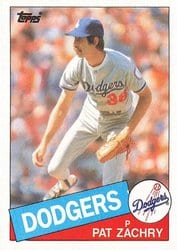 1985 Topps Base Set Pat Zachry #57 card
