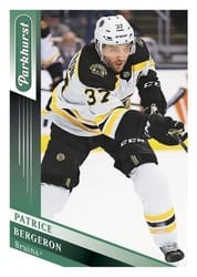 2019-20 Parkhurst Base Set Patrice Bergeron #130 card