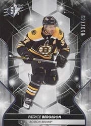 2019-20 SPx Base Set Patrice Bergeron #1 card