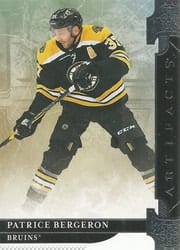 2019-20 Upper Deck Artifacts Base Set Patrice Bergeron #19 card
