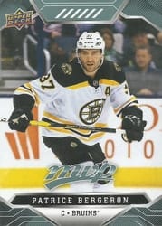 2019-20 Upper Deck MVP Base Set Patrice Bergeron #19 card