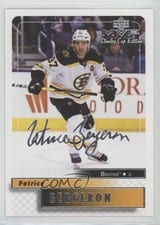 2019 Upper Deck MVP Patrice Bergeron Stanley Cup Edition 20th Anniversary Silver Script #19 card