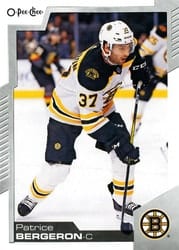 2020-21 O-Pee-Chee Base Set Patrice Bergeron #43 card