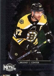 2020-21 SkyBox Metal Universe Base Set Patrice Bergeron #38 card