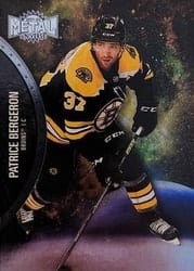 2021-22 SkyBox Metal Universe Base Set Patrice Bergeron #76 card
