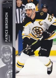 2021-22 Upper Deck Base Set Patrice Bergeron #13 card