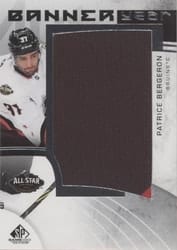 2022-23 SP Game Used 2022 NHL All-Star Game Banner Year Relics Patrice Bergeron #BYAS-PB card